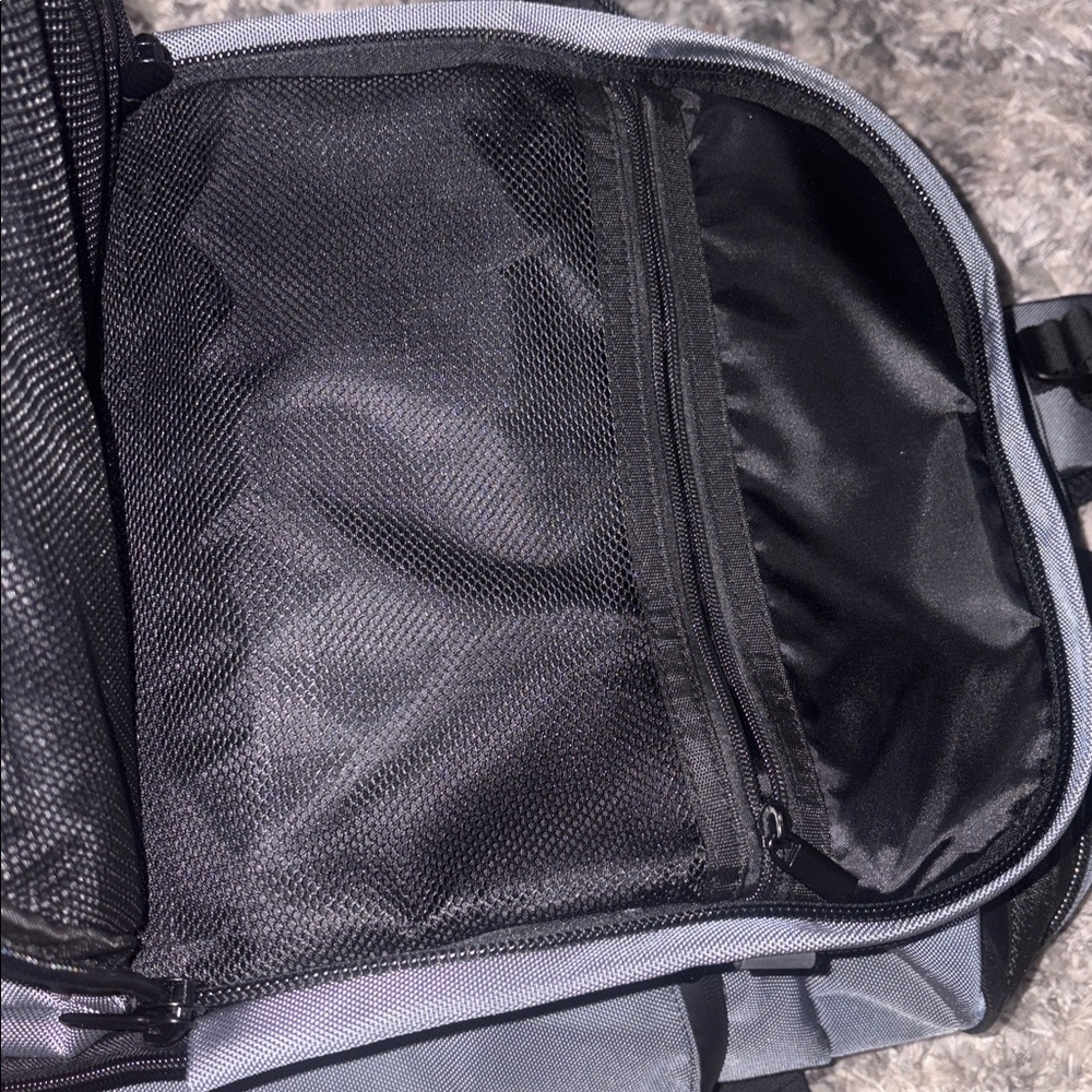Gray Men's Backpack with Front Organizer Pockets - Picture 6 of 10